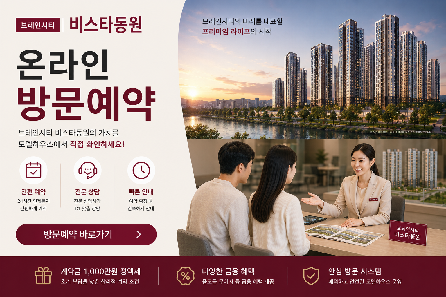 브레인시티비스타동원 방문예약